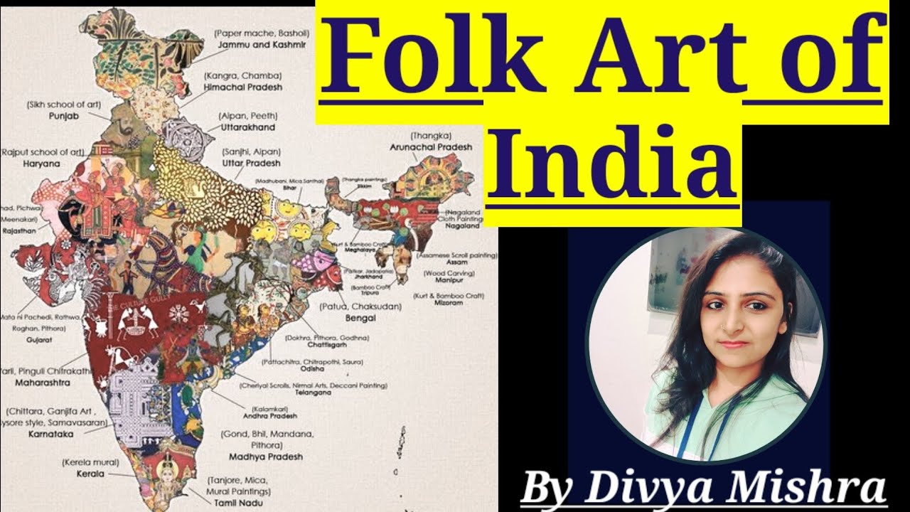 Traditional Folk Art of India #भारत_की_पारंपरिक_लोक_कला Home Management classes by Divya Mishra