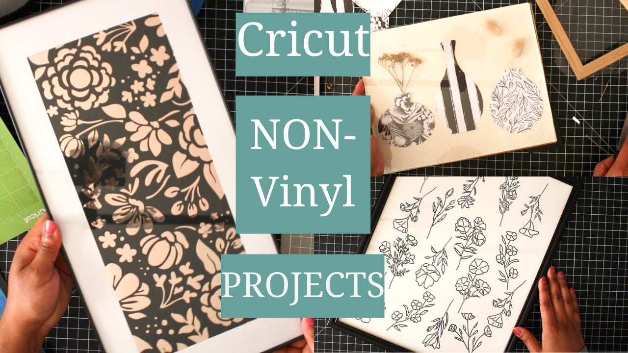 Cricut Home Decor Projects - NO VINYL | Cricut Maker + Cricut Joy Decor Ideas