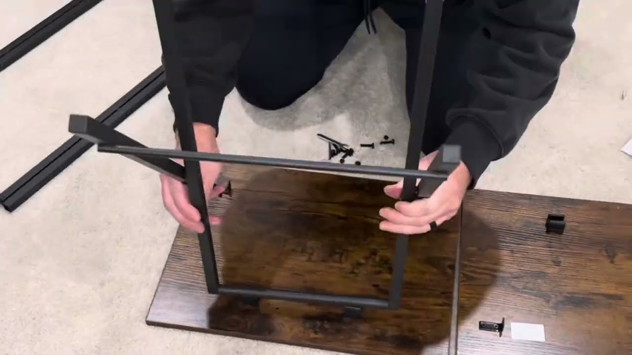 Unboxing & Assembling the HOOBRO Folding TV Tray Table Set (Amazon Furniture)