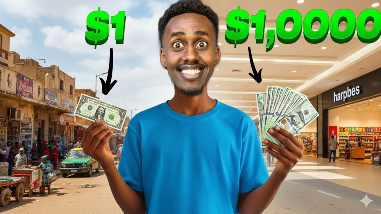 Turning 1$ Dollar into 1000$ thousand in muqdisho
