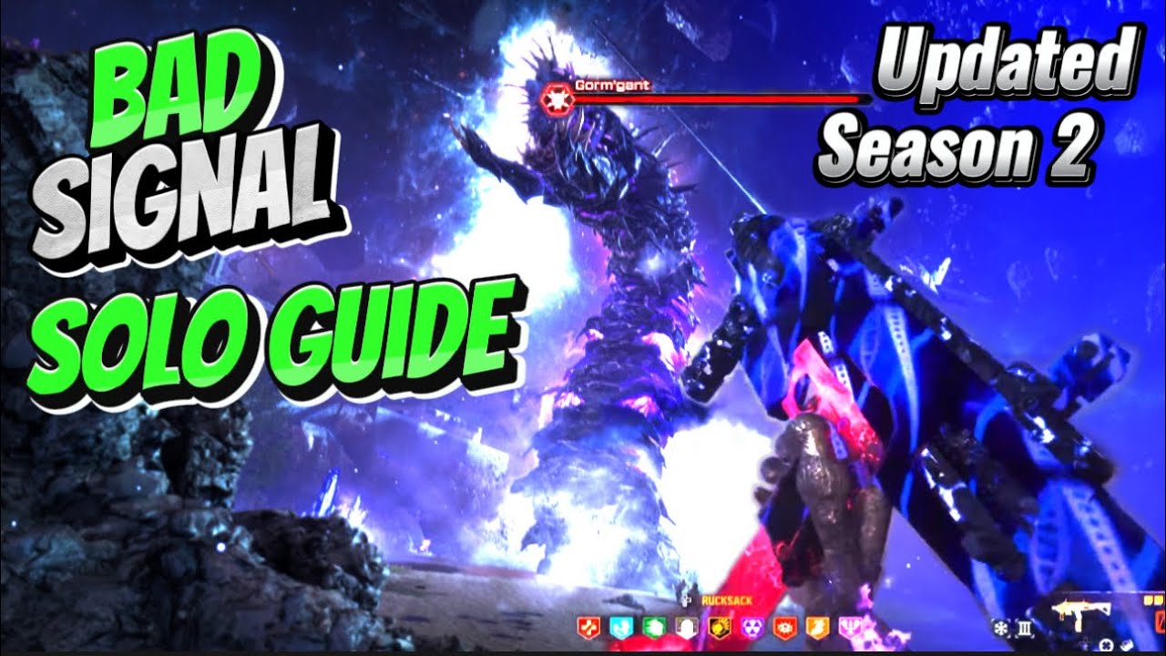 SOLO ‘Bad Signal’ Mission Updated Guide Season 2 MW Zombies (Gorm’gant Act IV) #mw3 #mwz #callofduty