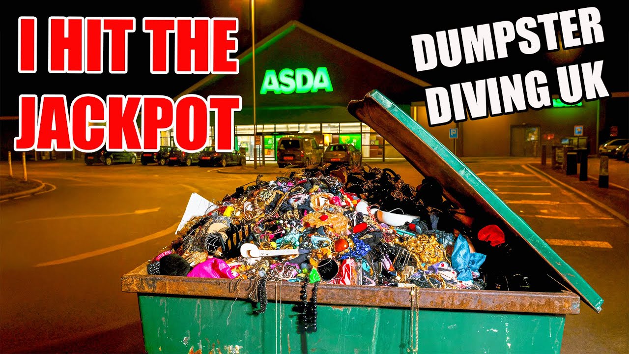 I HIT A RARE JACKPOT at ASDA Dumpster Diving!