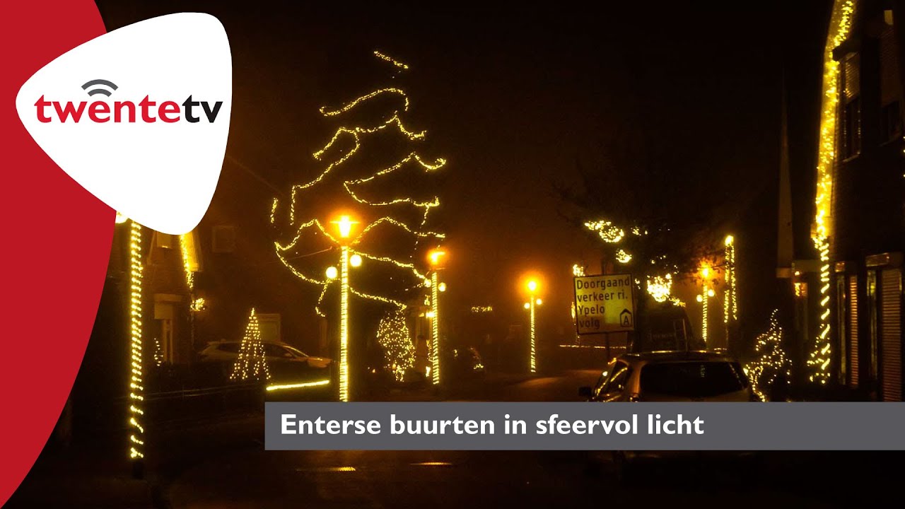 Verlichte Enterse buurten maken zich op voor superzaterdag - Twente TV