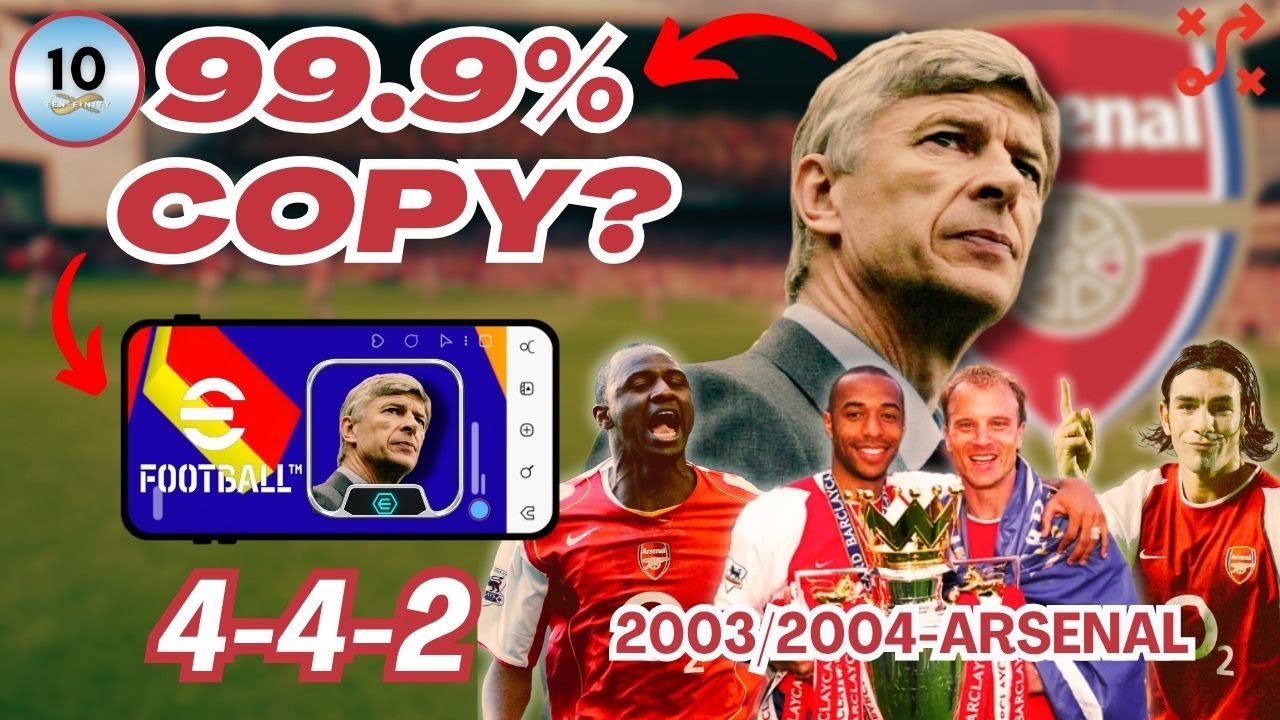 I Cloned WENGER'S INVINCIBLE ARSENAL Tactics in eFootball | Reliving the Glory Ep.15