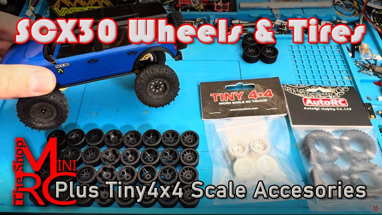 Колеса, шины и масштабные аксессуары Tiny4x4 для SCX30!!