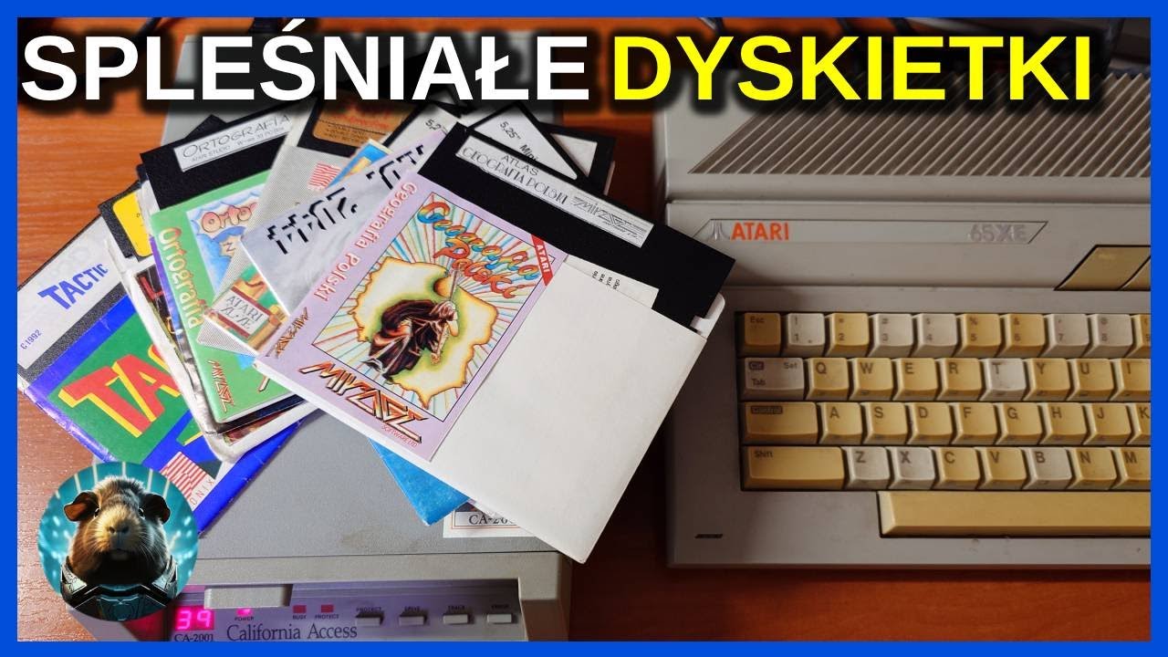 Spleśniałe nośniki i czyszczenie głowicy stacji dyskietek