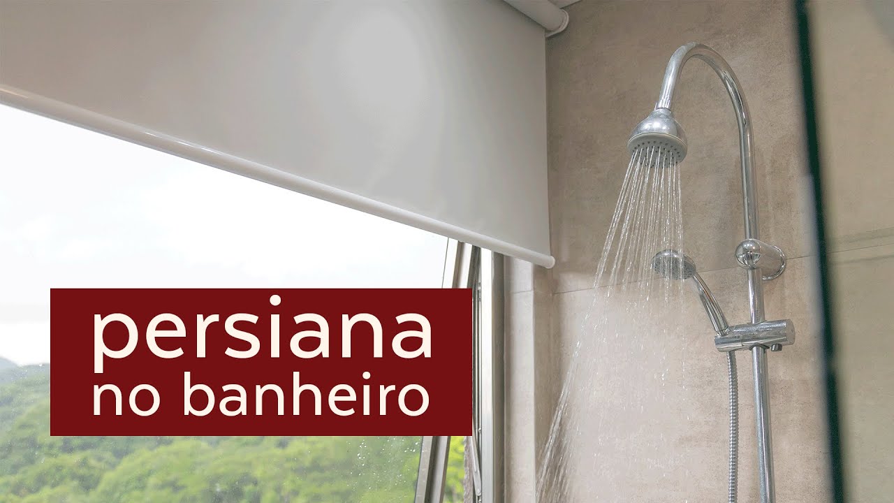 Persiana para banheiro: Rolô Blackout | Fácil Persianas