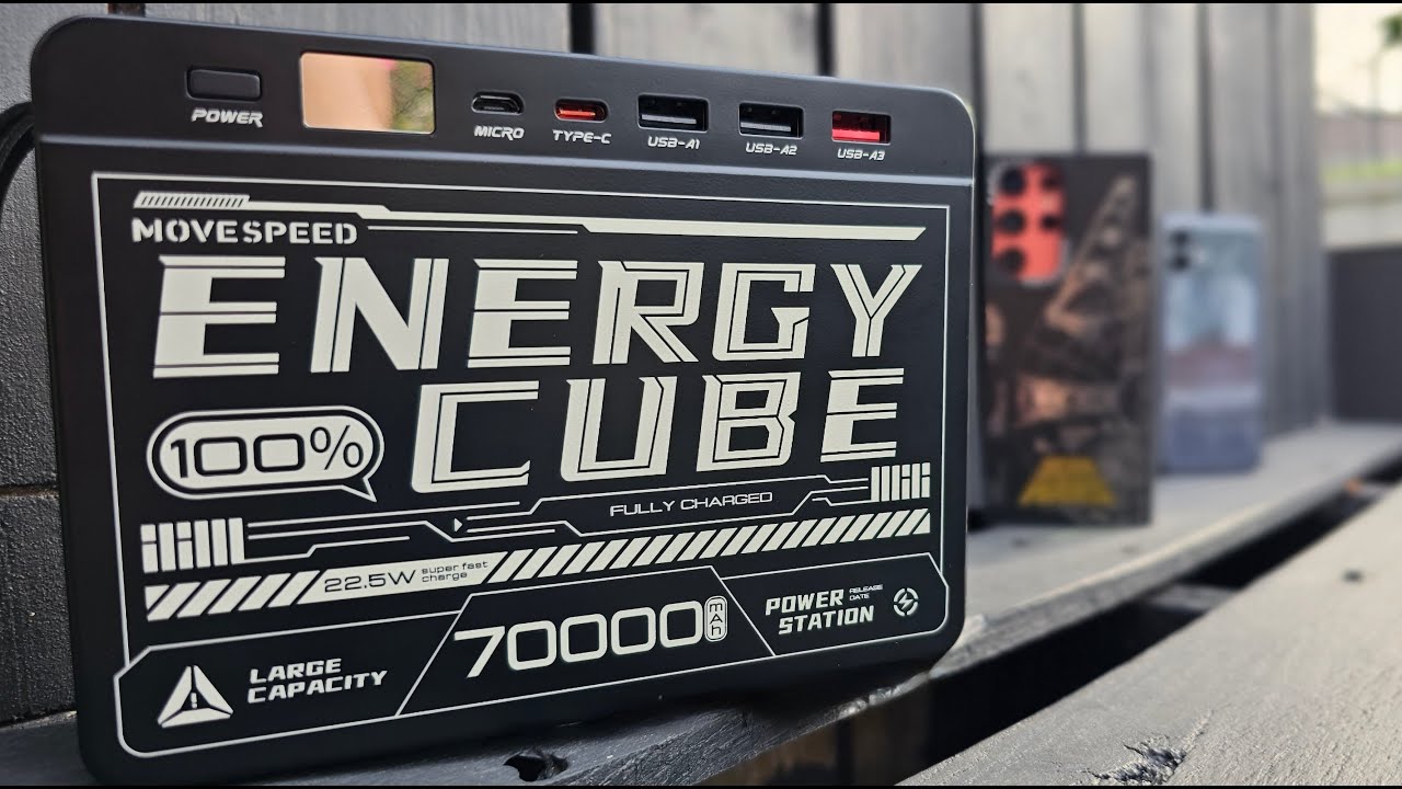***70000 mAh*** Energy Cube Review | A Different Kind of Power Bank