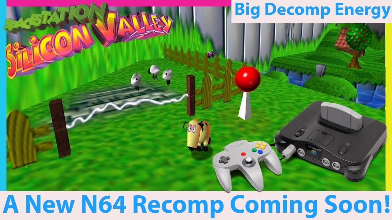 Another N64 Recomp! Space Station Silicon Valley Recomp Coming Soon