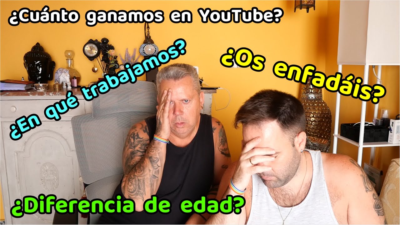 ¿Cuánto GANAMOS en YOUTUBE?...💸 // ¿Diferencia de EDAD? 🤐 - ¿En qué TRABAJAMOS ? 😣 - ¿Nos ENFADAMOS?