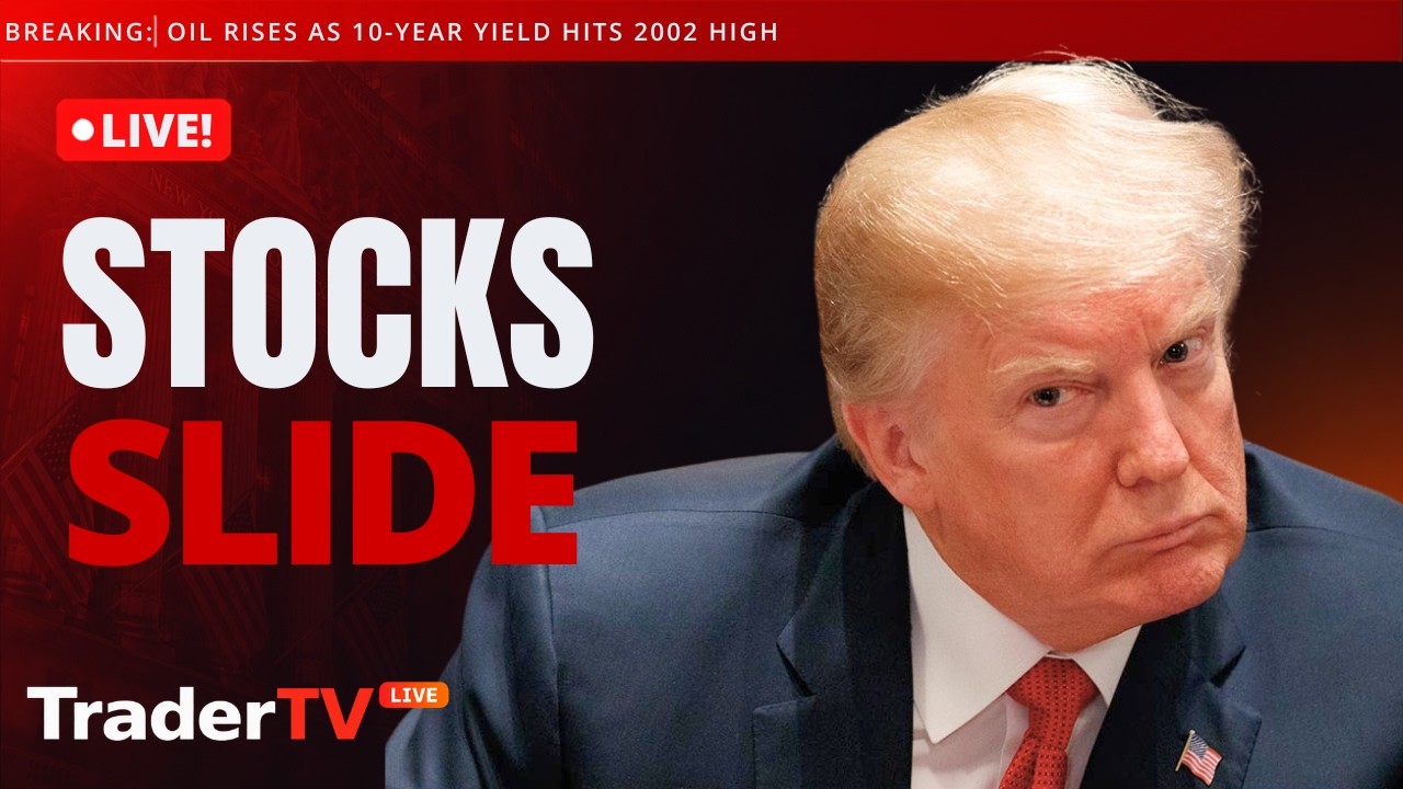Dow drops 500, S&P 500 Falls From Record High, Inflation Fears Return?  | Stock Market Live