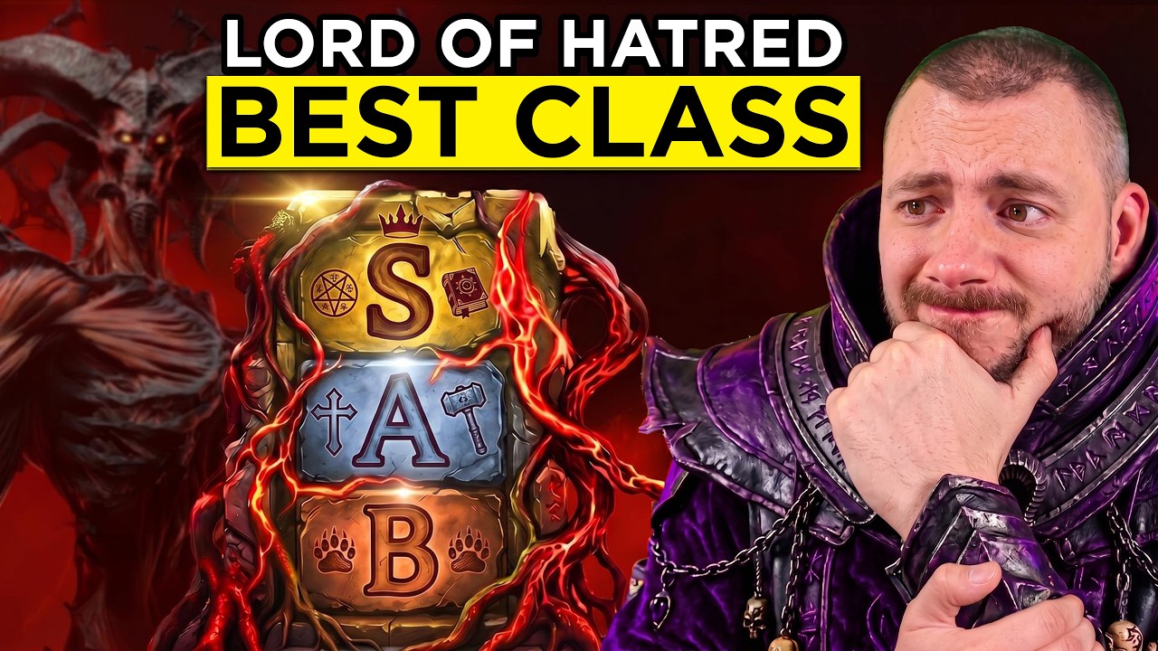 Diablo 4 Lord of Hatred Best Classes Tier List!