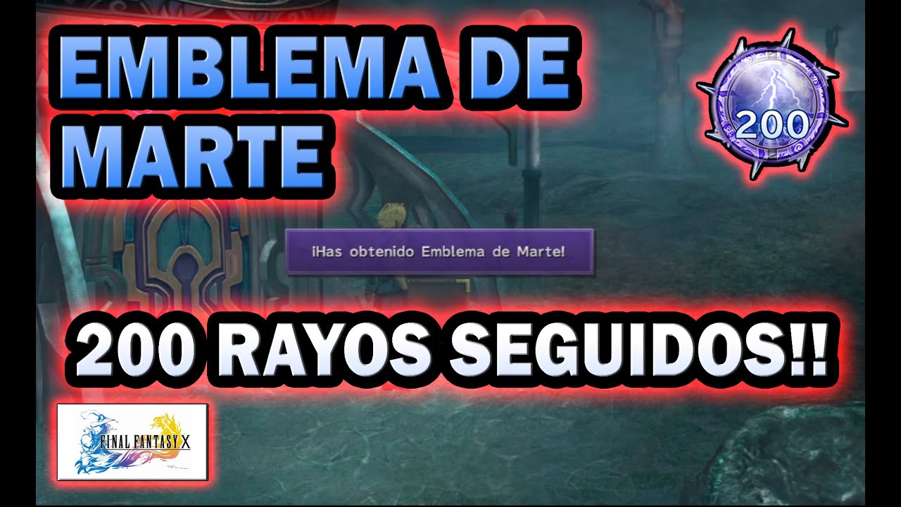 Esquivando 200 RAYOS SEGUIDOS - A PRUEBA DE RAYOS - EMBLEMA DE MARTE - FINAL FANTASY X
