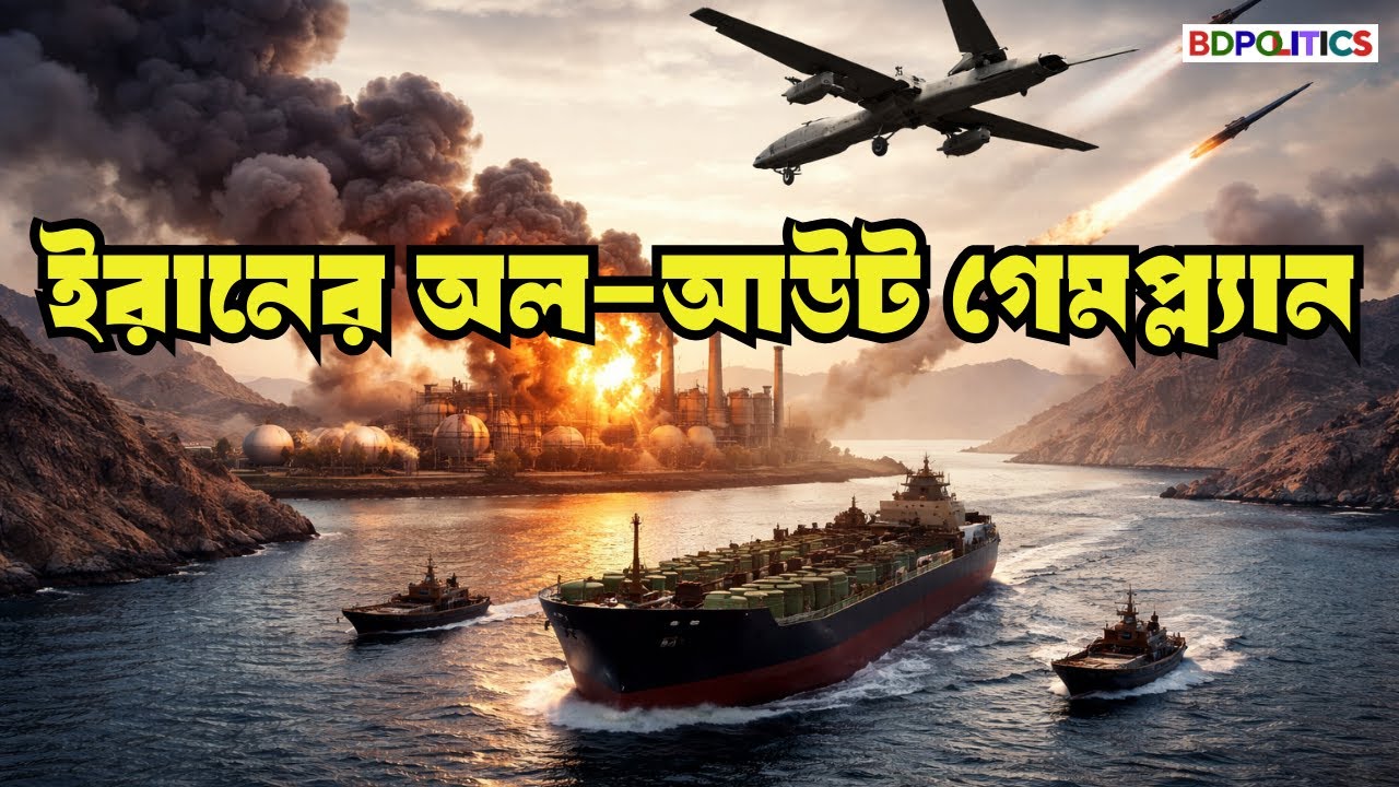 ইরানের অল-আউট গেমপ্ল্যান: বিশ্ব অর্থনীতিকে চাপে ফেলে আমেরিকাকে নতজানু করার কৌশল