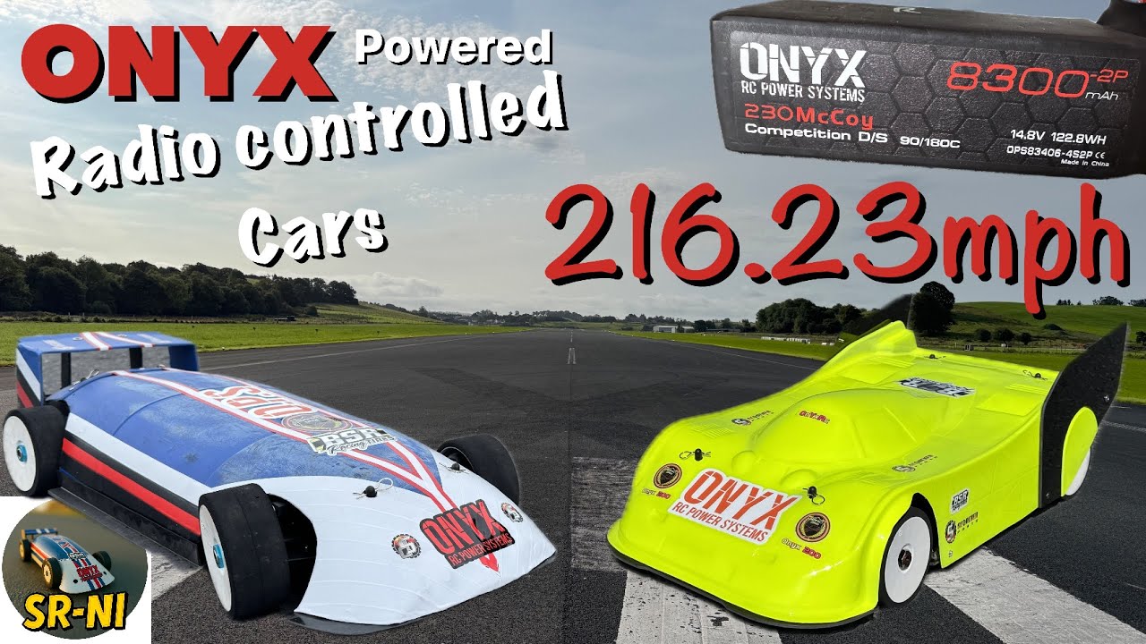 216.23mph RC car SPEEDRUN. Full send at the runway with Dual TP motor RC car and single 1 motor car.