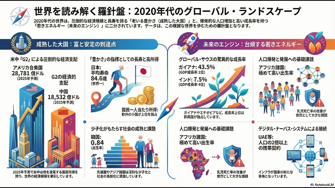 データで見る国力と社会