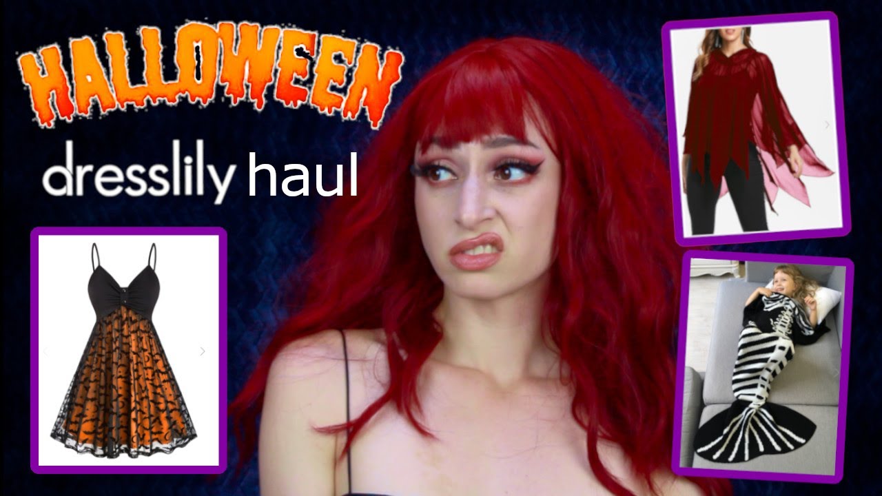 2020 HALLOWEEN DRESSLILY HAUL & TRY ON 🎃