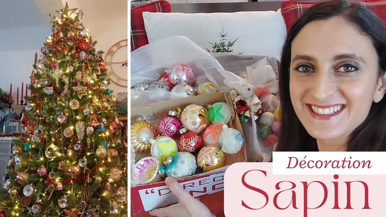 Décoration du sapin 🎄Haul décorations de Noël vintage et aussi Sotrene Grene et Maisons du Monde