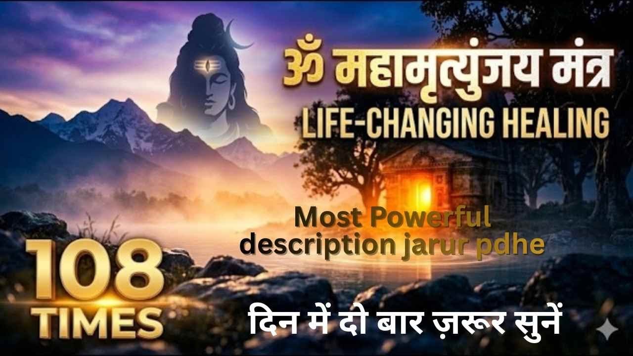 Mahamrityunjaya Mantra | Most Powerful Shiva Mantra to Remove Negativity  | सुन कर मन शांत हो जाएगा