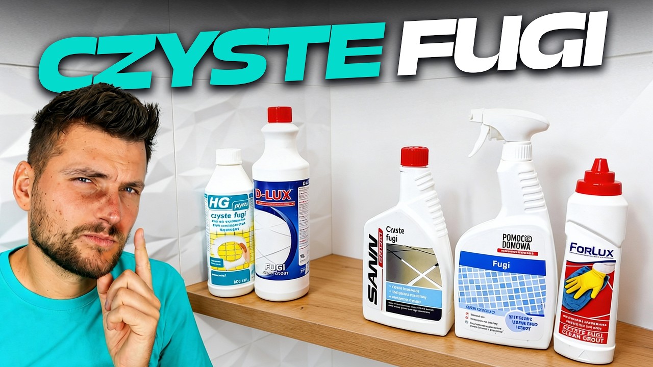Który PŁYN DO MYCIA FUG jest najlepszy? TEST - Jak wyczyścić fugi skutecznie! | DOMINIK MALUJE