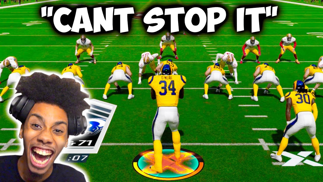 I Used Shaquille O'Neal At Quarterback And This Guy Lost His Mind!