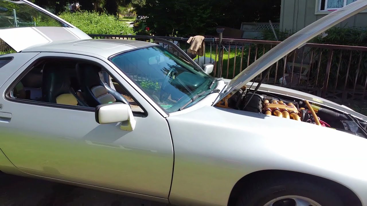 Porsche 928S SHOW CAR drone video