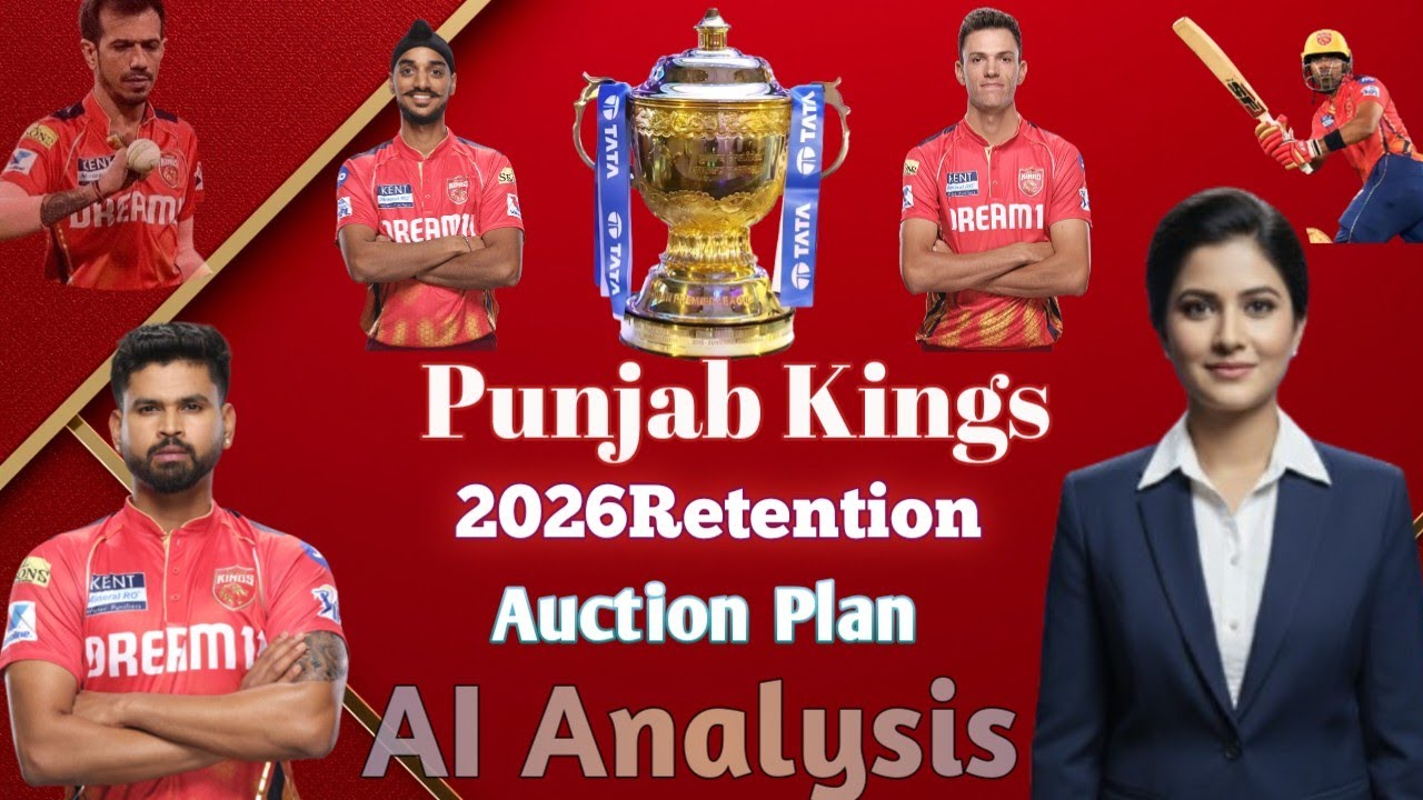 Punjab Kings 2026 Retain List, Released Players & Full Auction Plan Explained