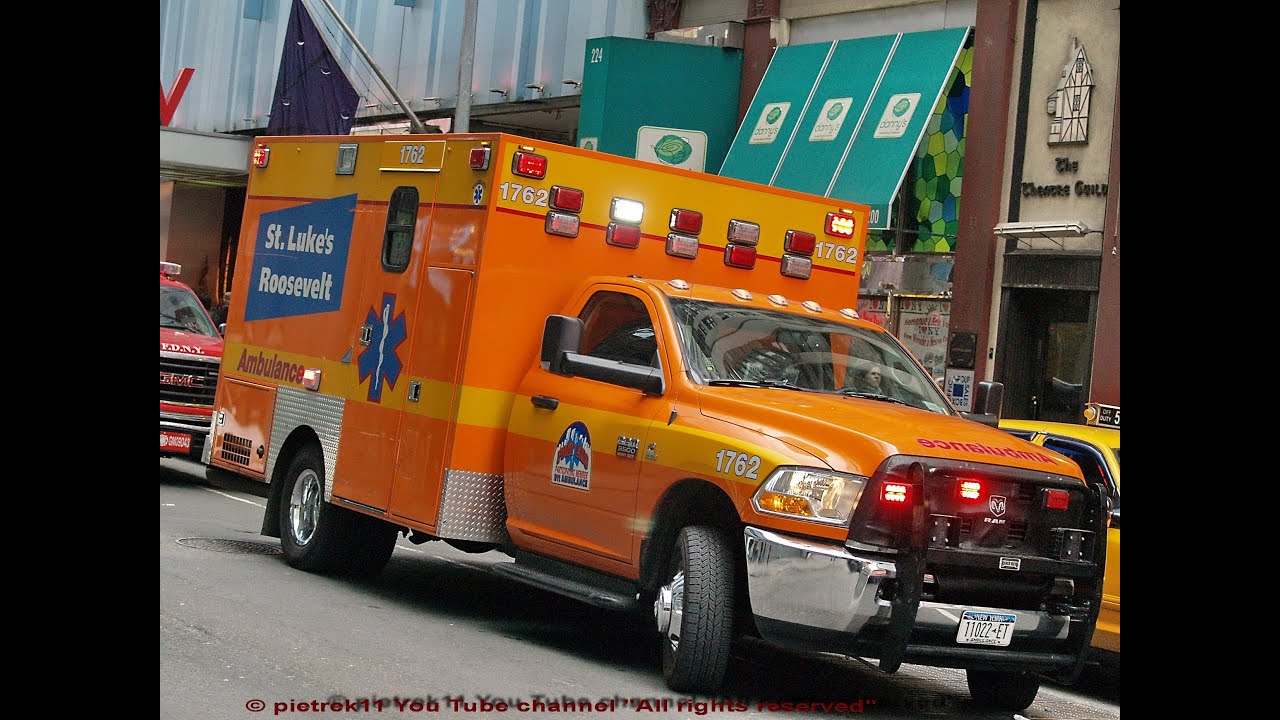 AMBULANCES RESPONDING New York ambulance sirens sound effect 2015 HD ©