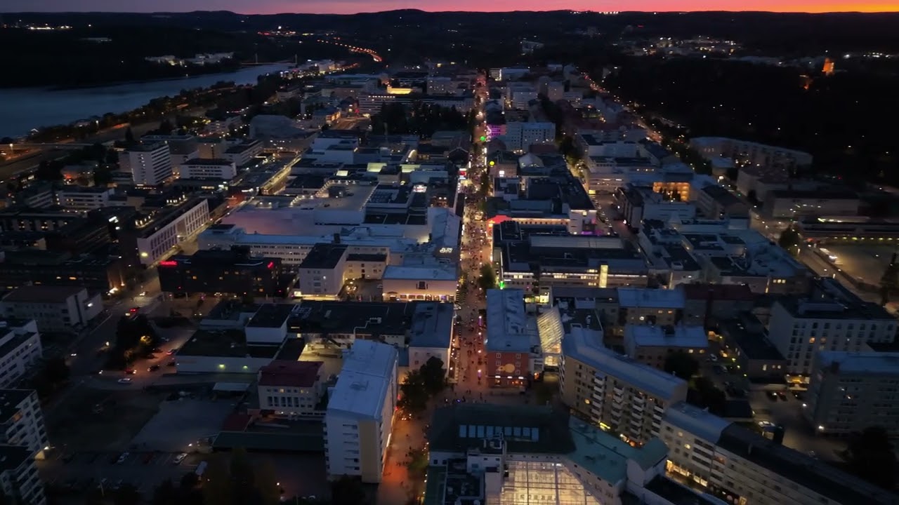 Jyväskylä by drone: City of Light / Valon kaupunki, 2025 (DJI Mini Pro 5)