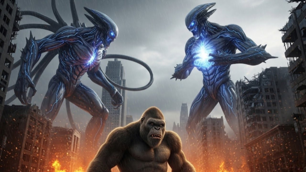 KING KONG vs ALIEN TITANS | Monster Fight, Earth Invasion, Action-Packed Battle Movie 2025