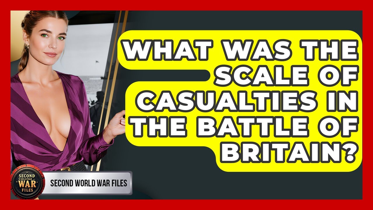 What Was The Scale Of Casualties In The Battle Of Britain? - Second World War Files