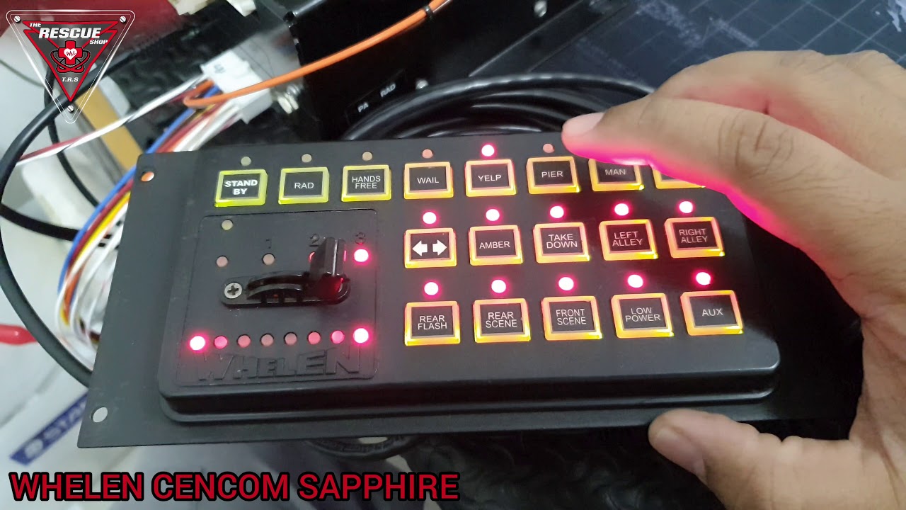 โปรแกรมตามสั่ง ของลูกค้า Whelen Cencom Sapphire
