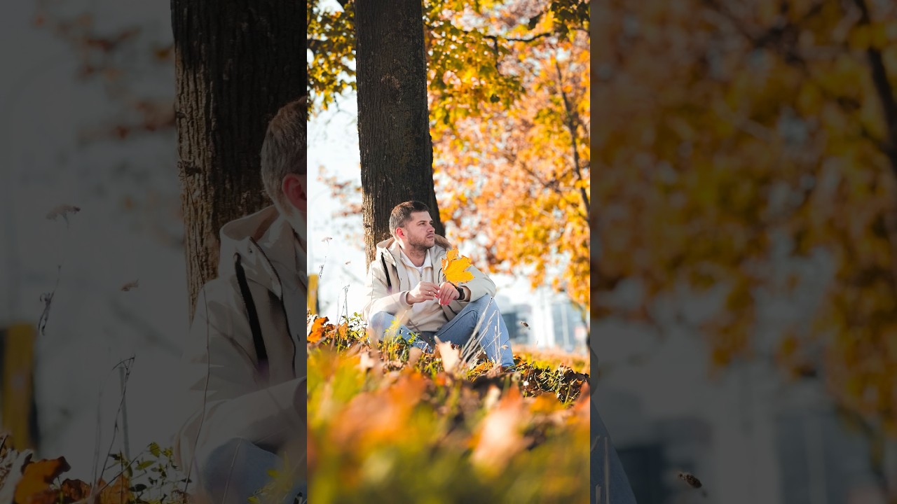 How to take super cool autumn photo with your phone 🤳🍁 #photo #photography #photographer #selfie
