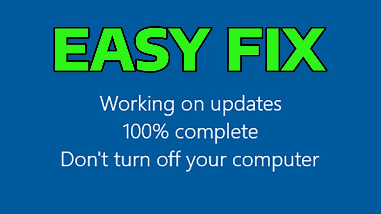 *NEW UPDATED* How To Fix Windows Update Stuck At Random Percentage %