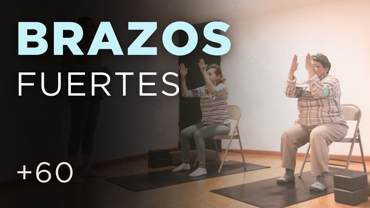 Si tienes más de 60, esta clase fortalece tus brazos paso a paso