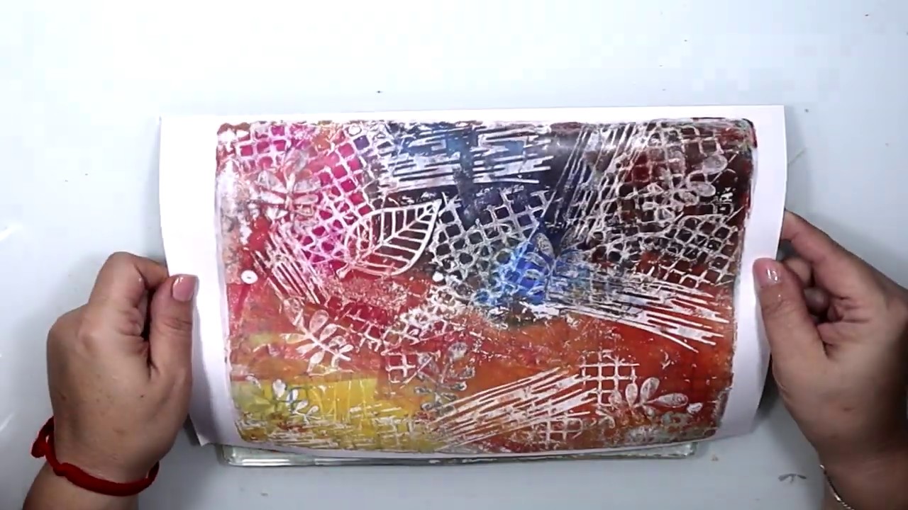 Gel printing plate de Gelli Arts®  COMO USARLA?? Que puedo hacer con ella??