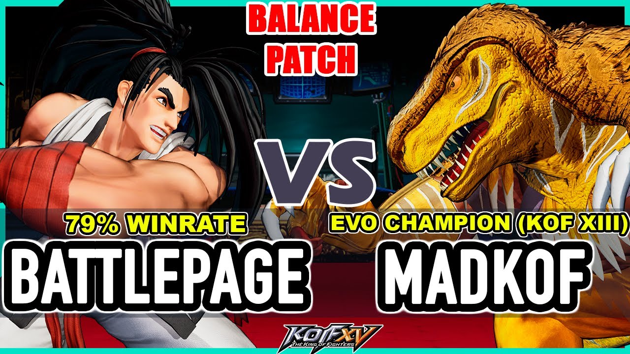 KOF XV 🔥 Battlepage (Haohmaru/Krohnen/Ryo) vs Madkof (Geese/Dinosaur/Heidern)