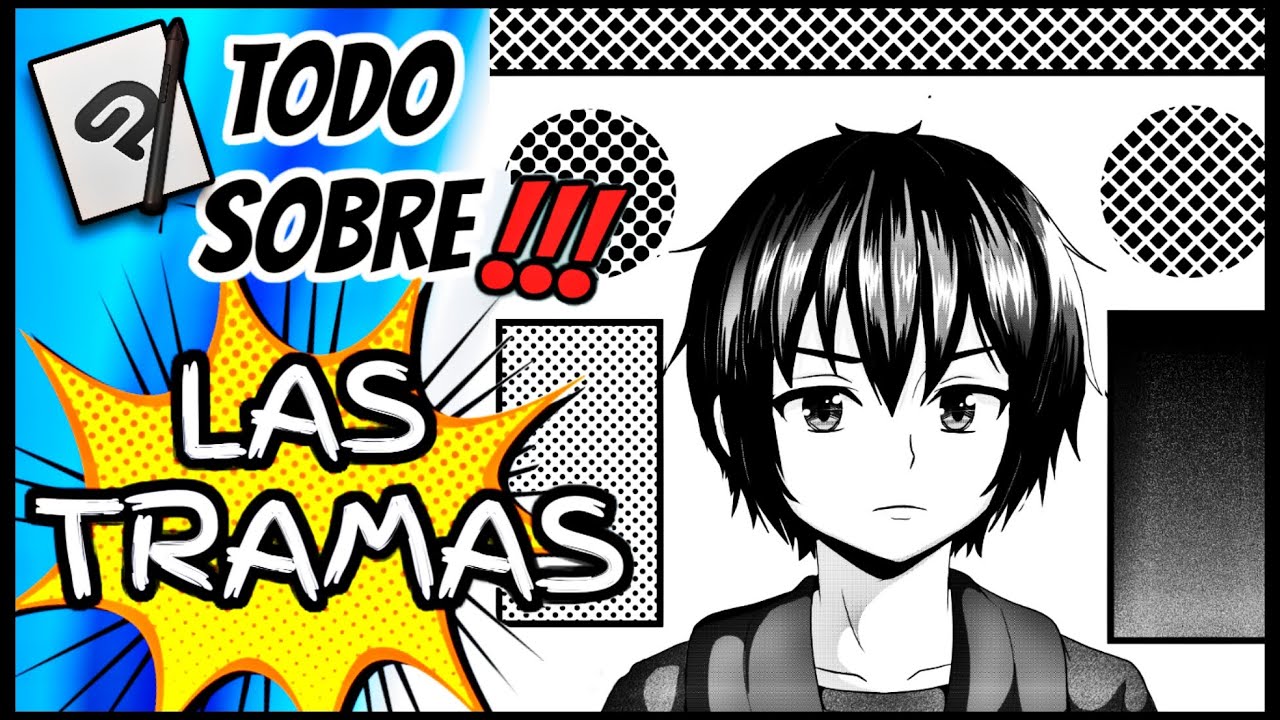 como usar tramas en clip studio paint (medios tonos, degradados, screentones)