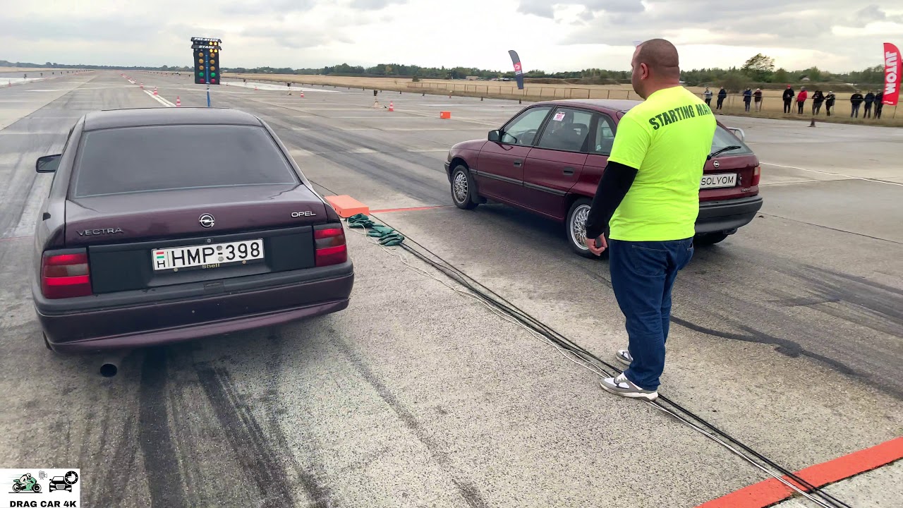 Opel A Vectra 3.2 V6 vs Opel Astra C20NE Turbo (2.0 8v ) 🚦🚗 drag race - 4K
