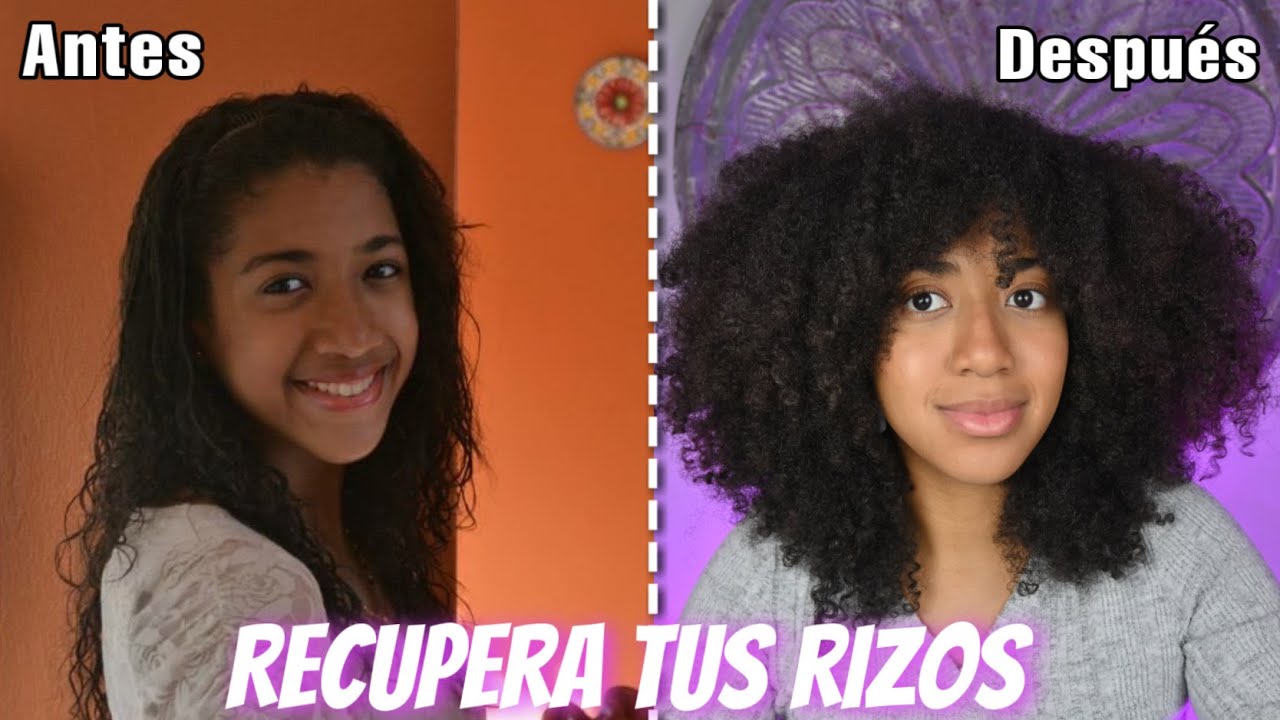 ⭐️COMO RECUPERAR MIS RIZOS? ⭐️ COMO RECUPERAR CABELLO RIZADO ￼| 8 tips para la transición capilar