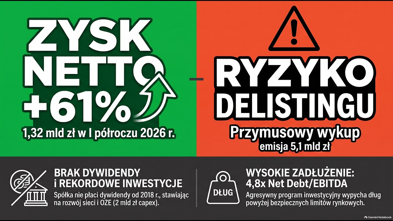 Energa - Zarobili miliony, ale drobni inwestorzy mogą zostać z niczym. Czy ten gigant zniknie z GPW?