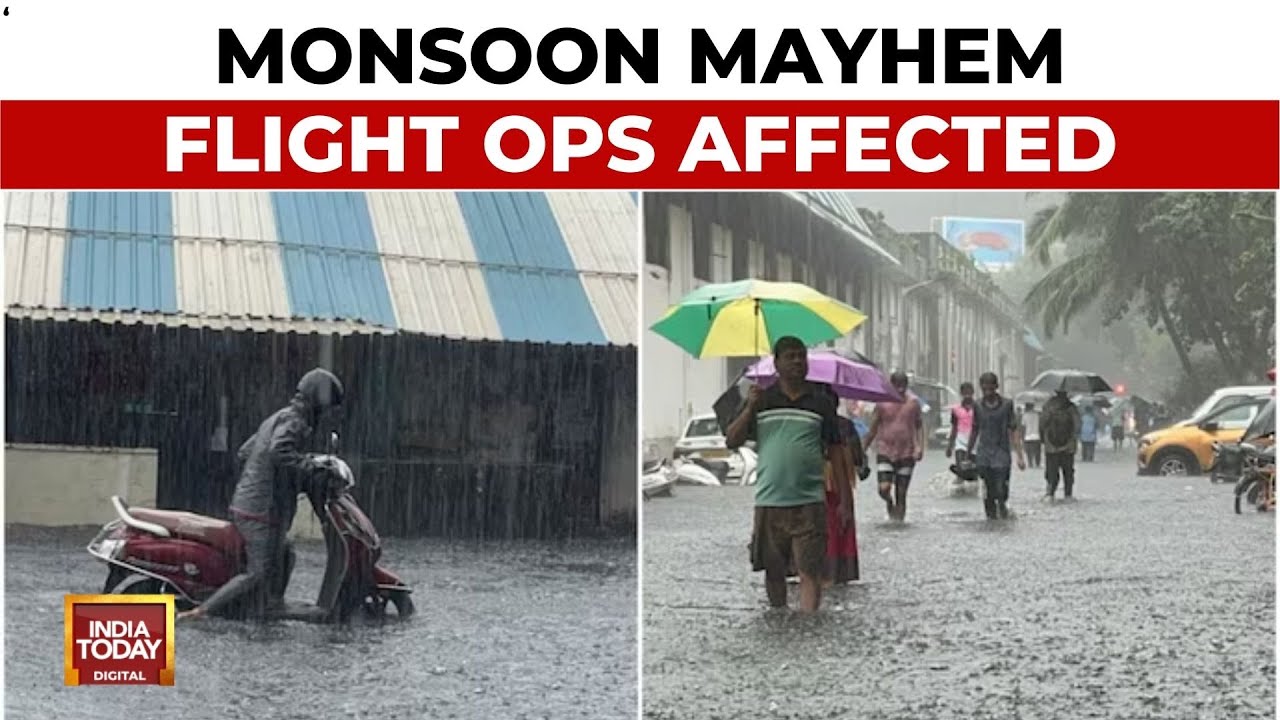 Monsoon Mayhem: Rains Likely To Hit Flight Operations To And From Mumbai | India Today