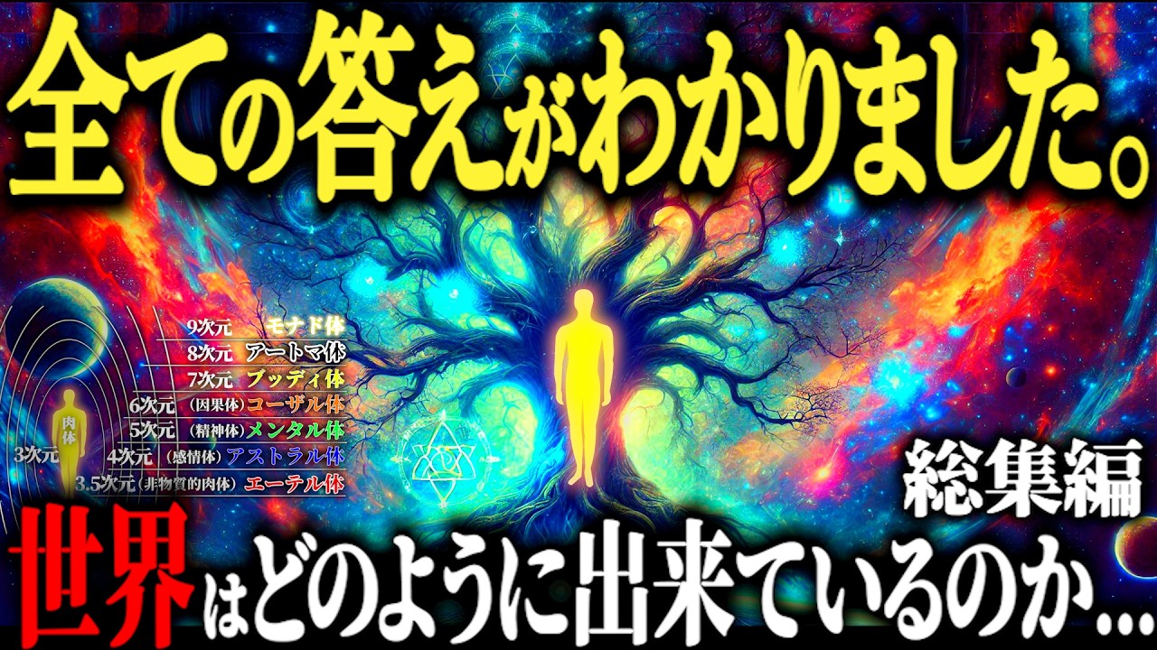 この世界の構造を表すスピリチュアルの全て！カバラ・セフィロト・フラワーオブライフから成る『神智学』がヤバすぎた...【総集編 都市伝説 セフィロトの樹】