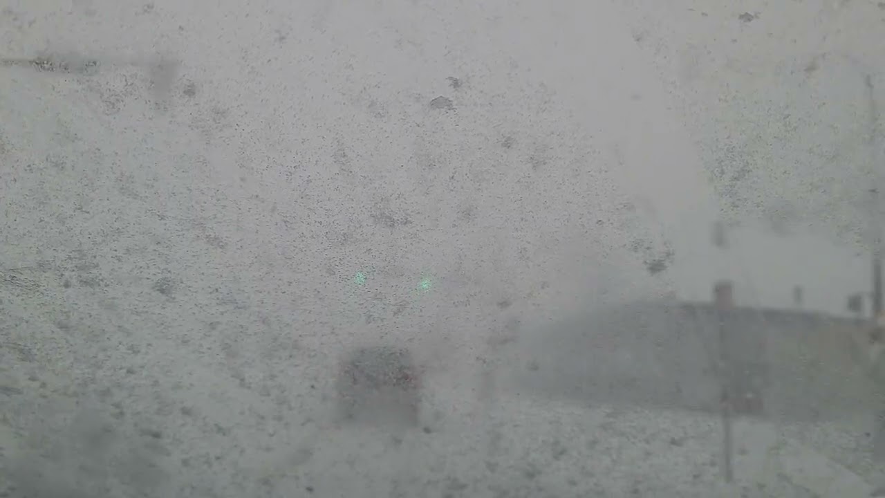 Asi es manejar en invierno en Buffalo NY