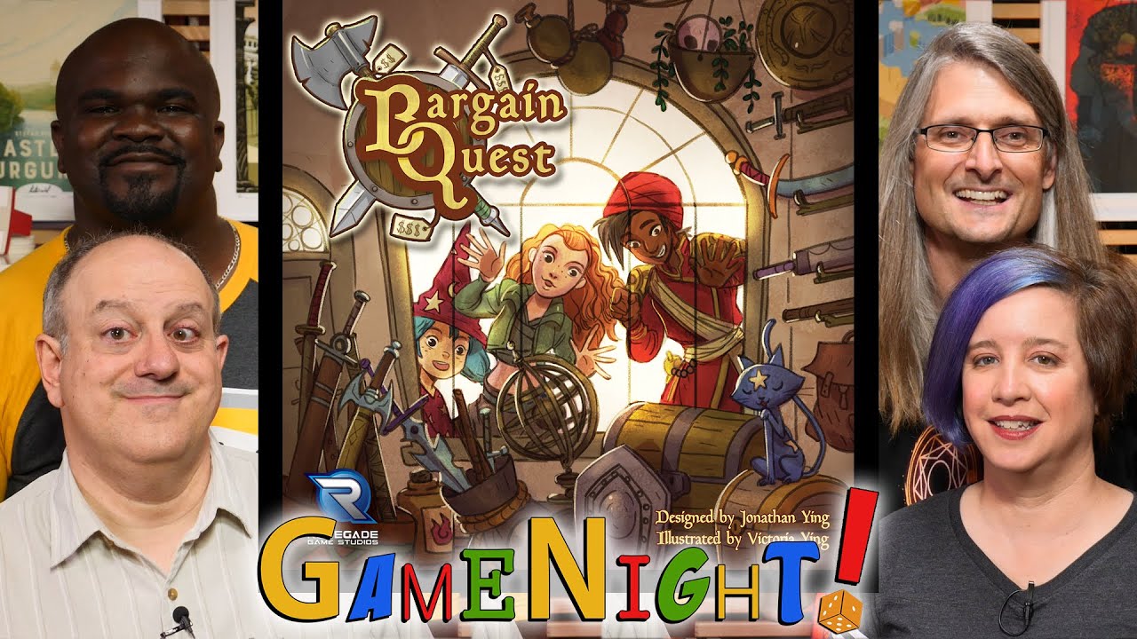 Bargain Quest - GameNight! Se8 Ep2 - How to Play and Playthrough