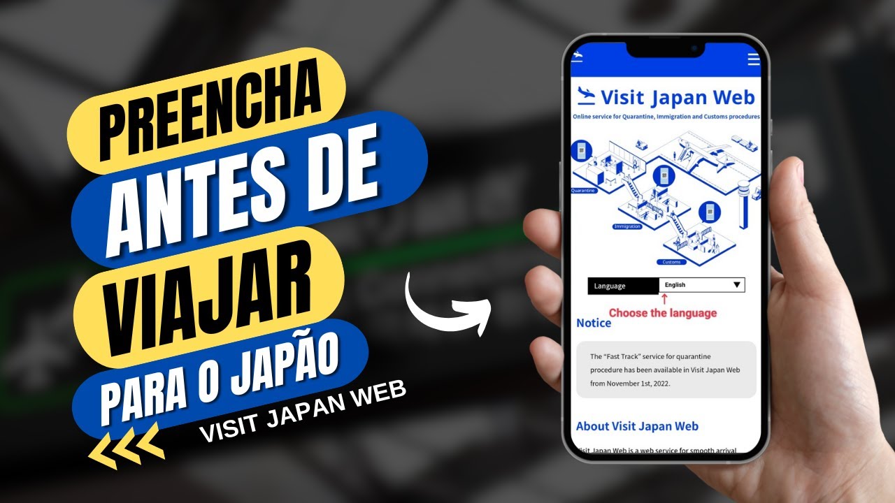 Visit Japan Web - Como Preencher o Formulário de Imigração Antes de Entrar no Japão