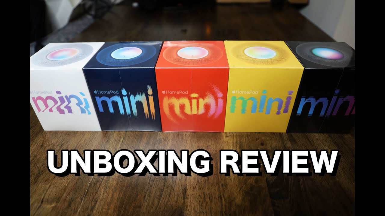Homepod Mini Review | ALL COLORS | Unboxing Review
