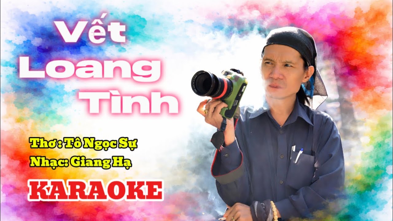 VẾT LOANG TÌNH | KARAOKE - REMIX-SONG CA | GIANG HẠ OFFICIAL 