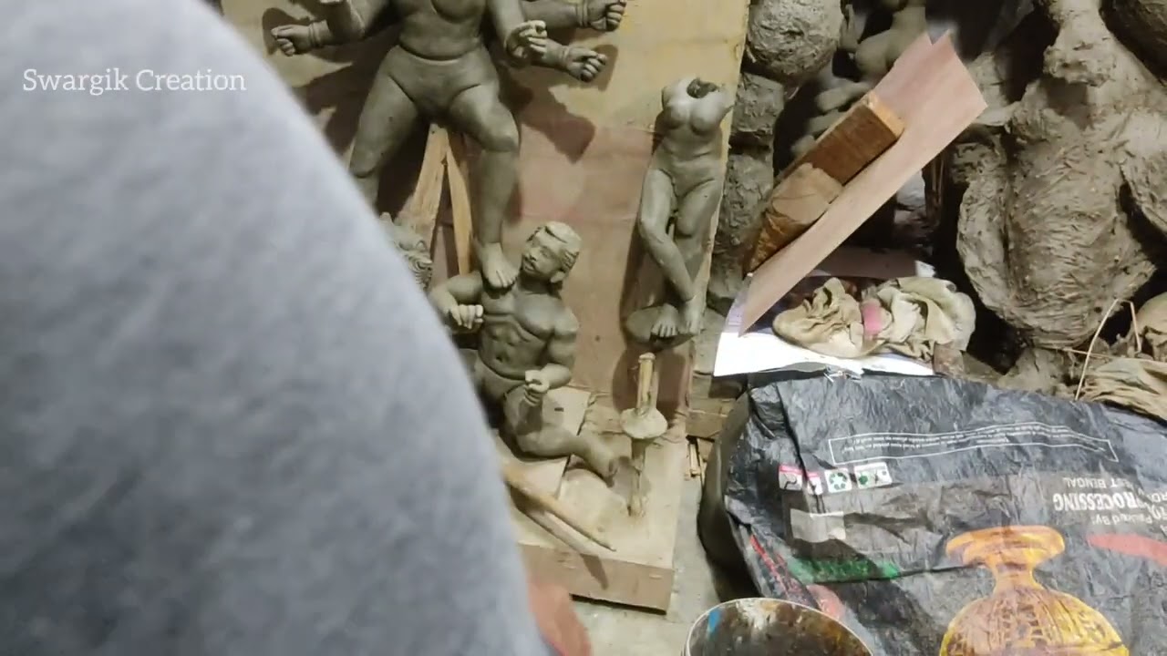 Durga idol making step by step part - 5 | kumartuli 2025 | idol making