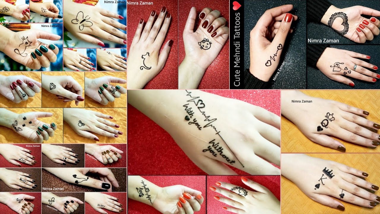 30+ Mehndi Tattoos | Cute Mehndi Tattoo Designs for beginners | Elegant mehndi tatoo designs |Henna